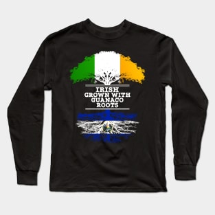 Irish Grown With Guanaco Roots - Gift for Guanaco With Roots From El Salvador Long Sleeve T-Shirt